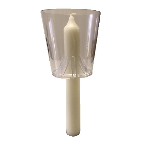 CLEAR CANDLE WIND PROTECTOR CUP